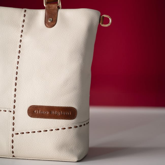 Natural canvas tote bag
